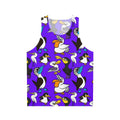 Unisex cartoon seabird flock tank top