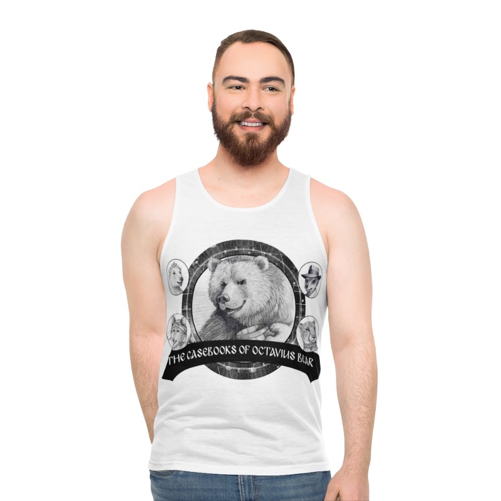 Unisex Casebooks of Octavius Bear Tank Top