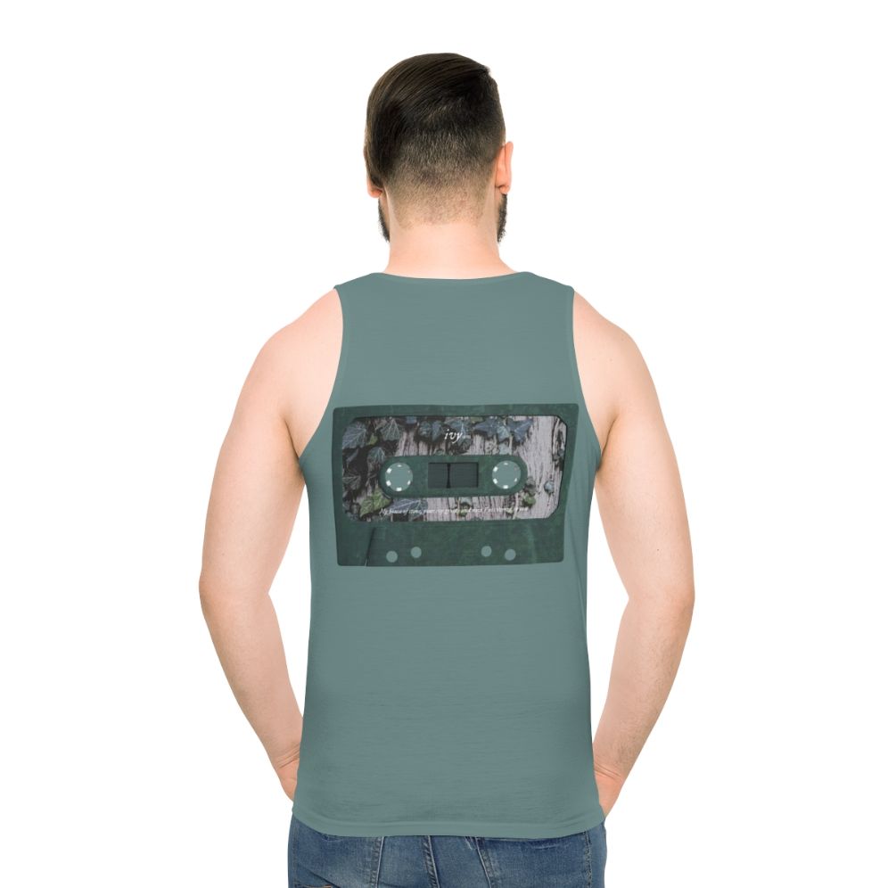 Unisex cassette tank top featuring nature-inspired design
