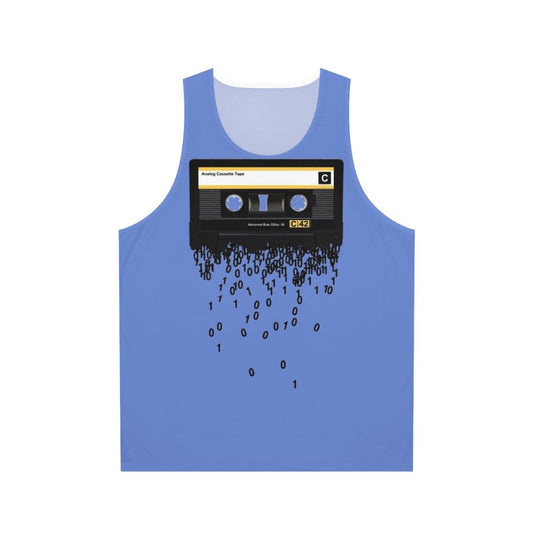 Unisex cassette tape tank top