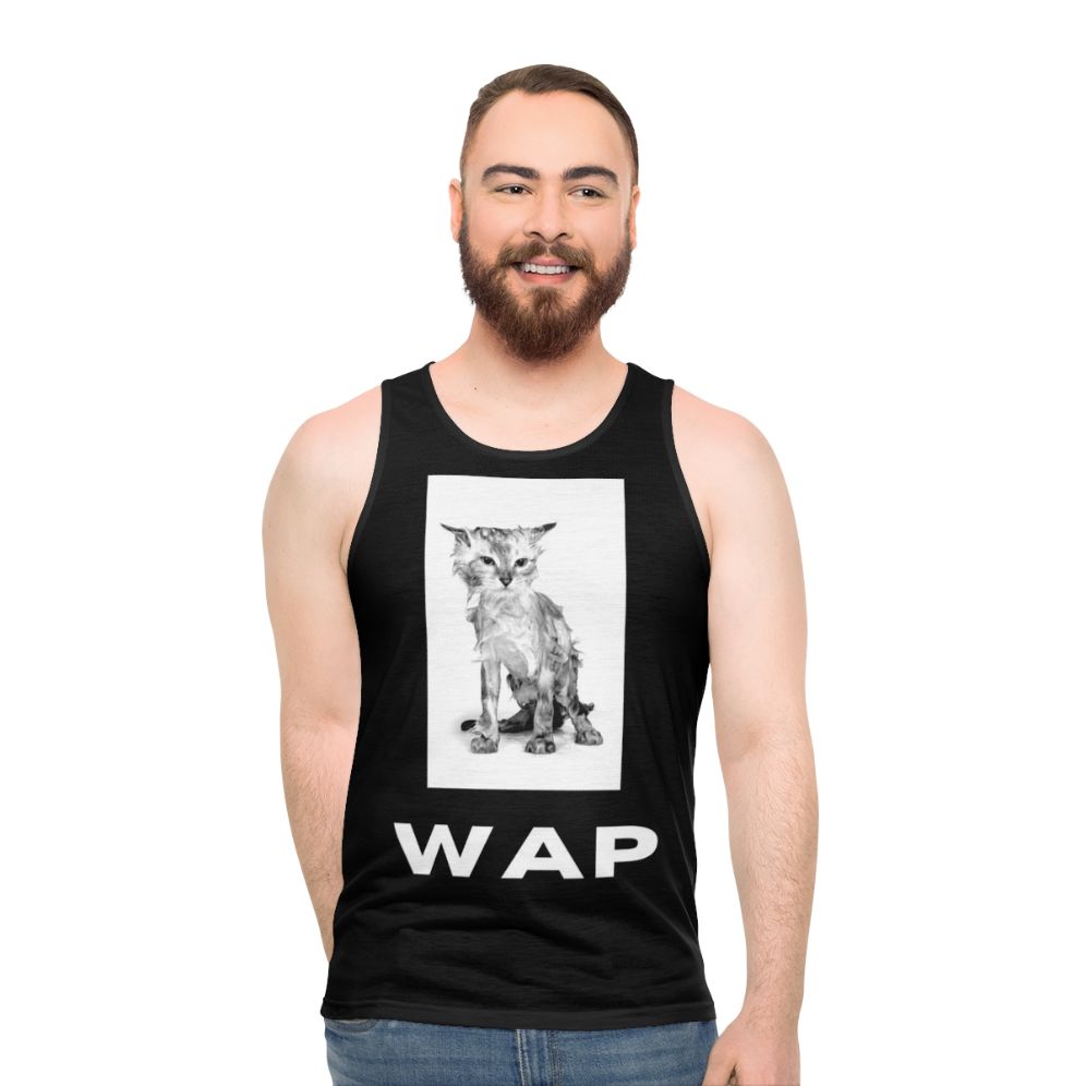 Unisex cat lover tank top