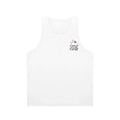 Unisex tank top with cats and wine design