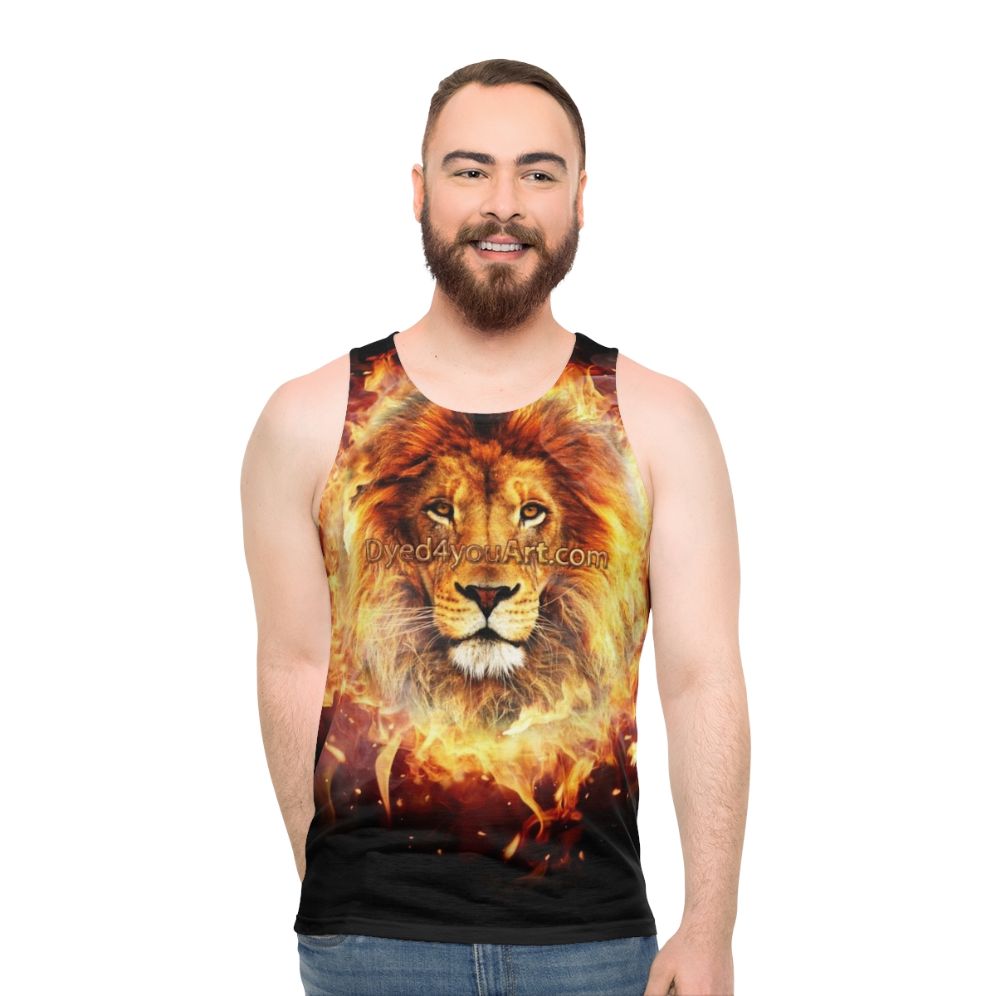 Unisex Christian Lion of Judah Tank Top