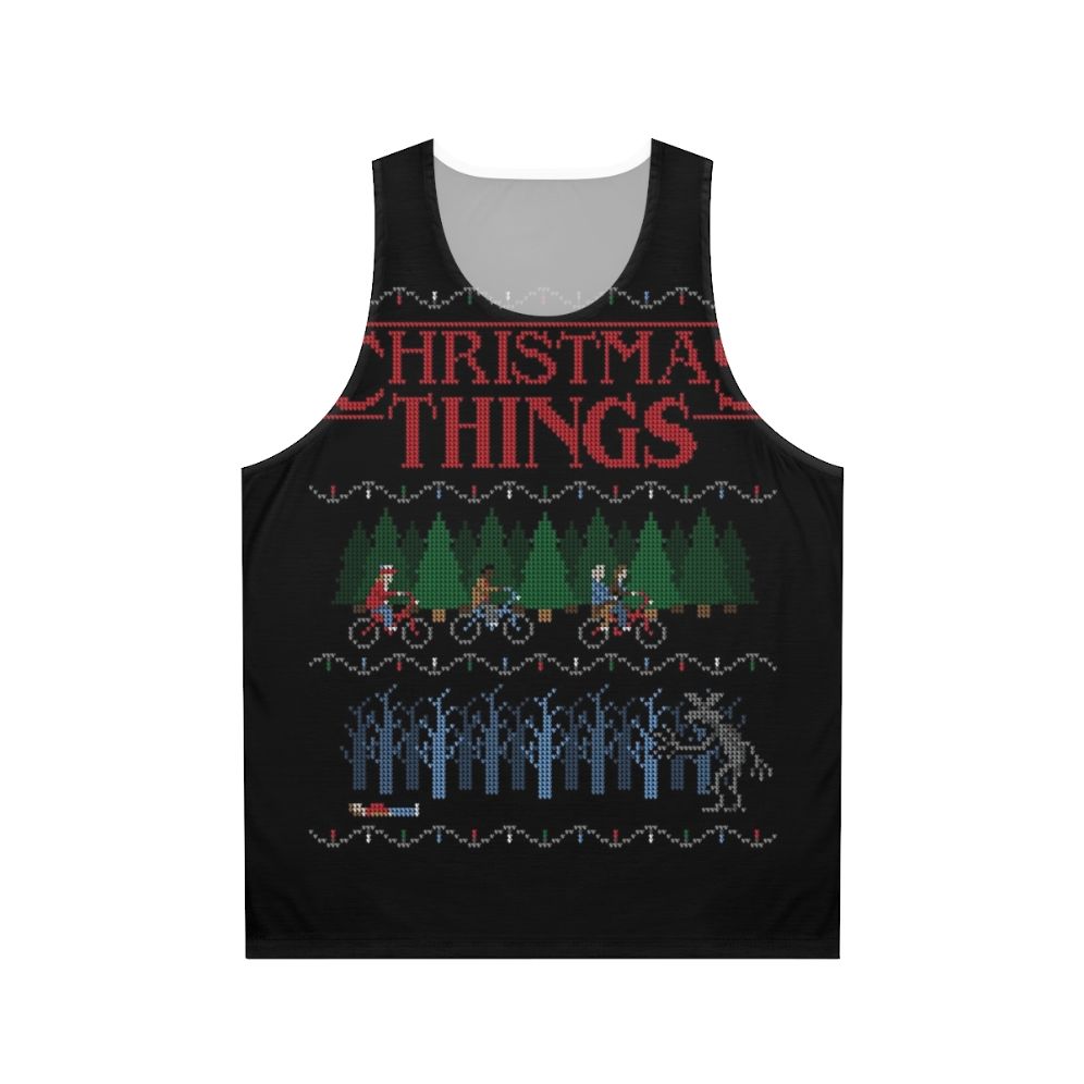 Unisex Christmas Things Tank Top