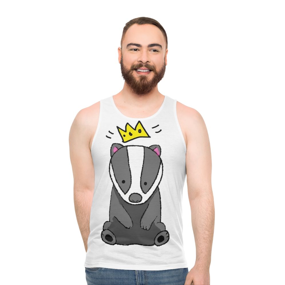 Unisex Chunt King of the Badger Tank Top