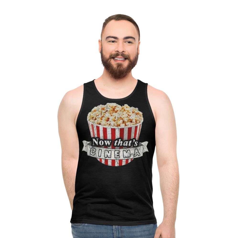 Unisex cinema-inspired tank top