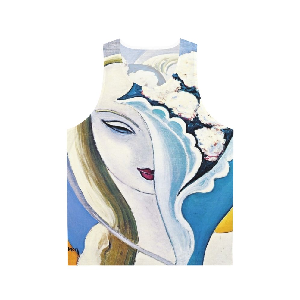 Unisex tank top with classic rock design
