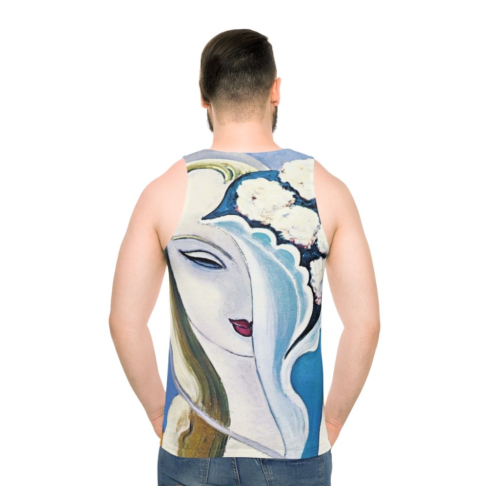 Unisex tank top with classic rock design