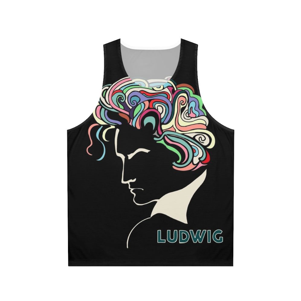 Unisex classical music Beethoven tank top