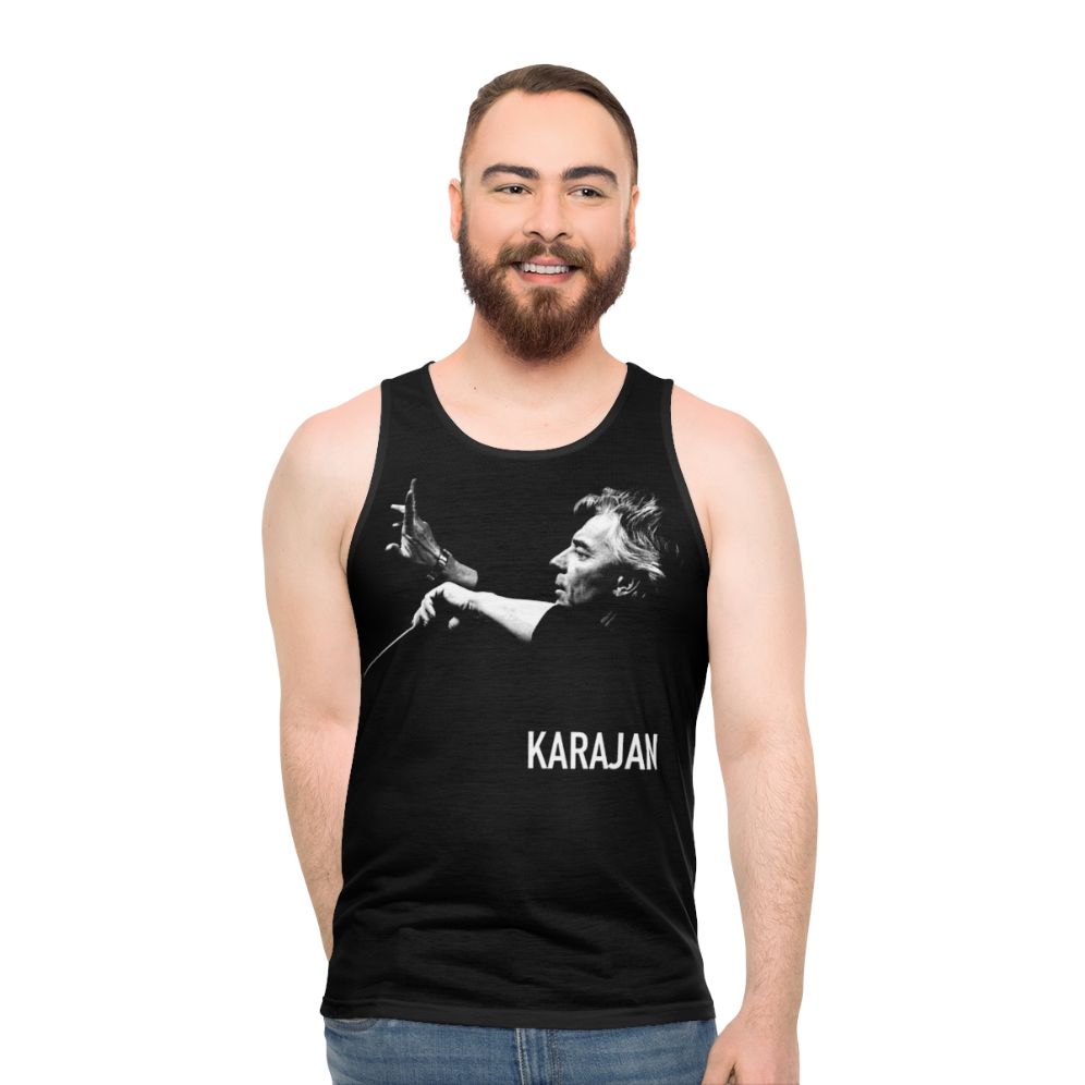 Unisex tank top featuring classical music and orchestra designs
