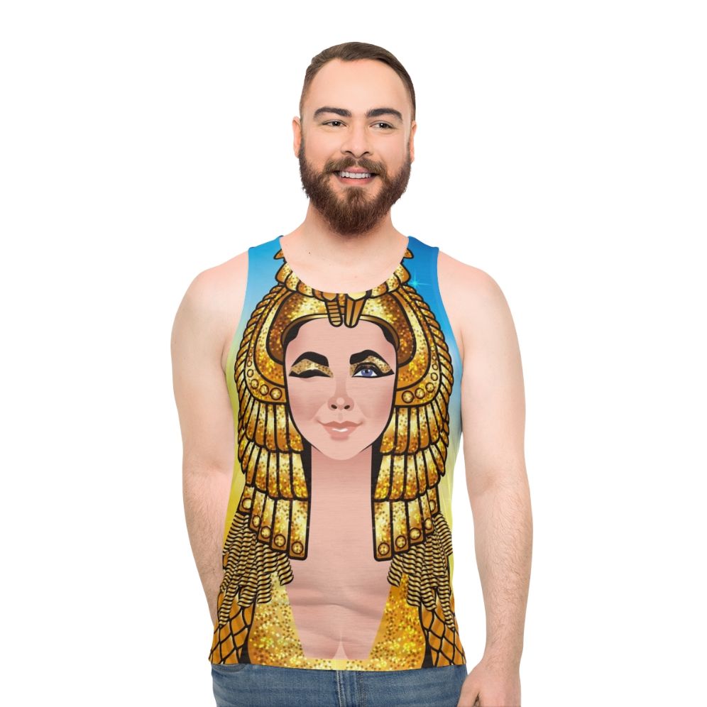 Unisex "A Wink A Smile" Cleopatra inspired tank top
