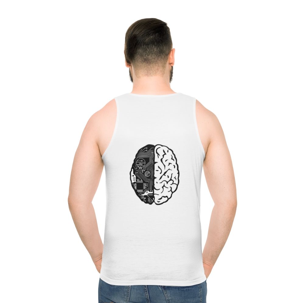 Unisex "Coding Brain" Binary Code Tank Top