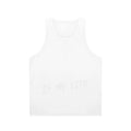 Unisex coffee-themed tank top
