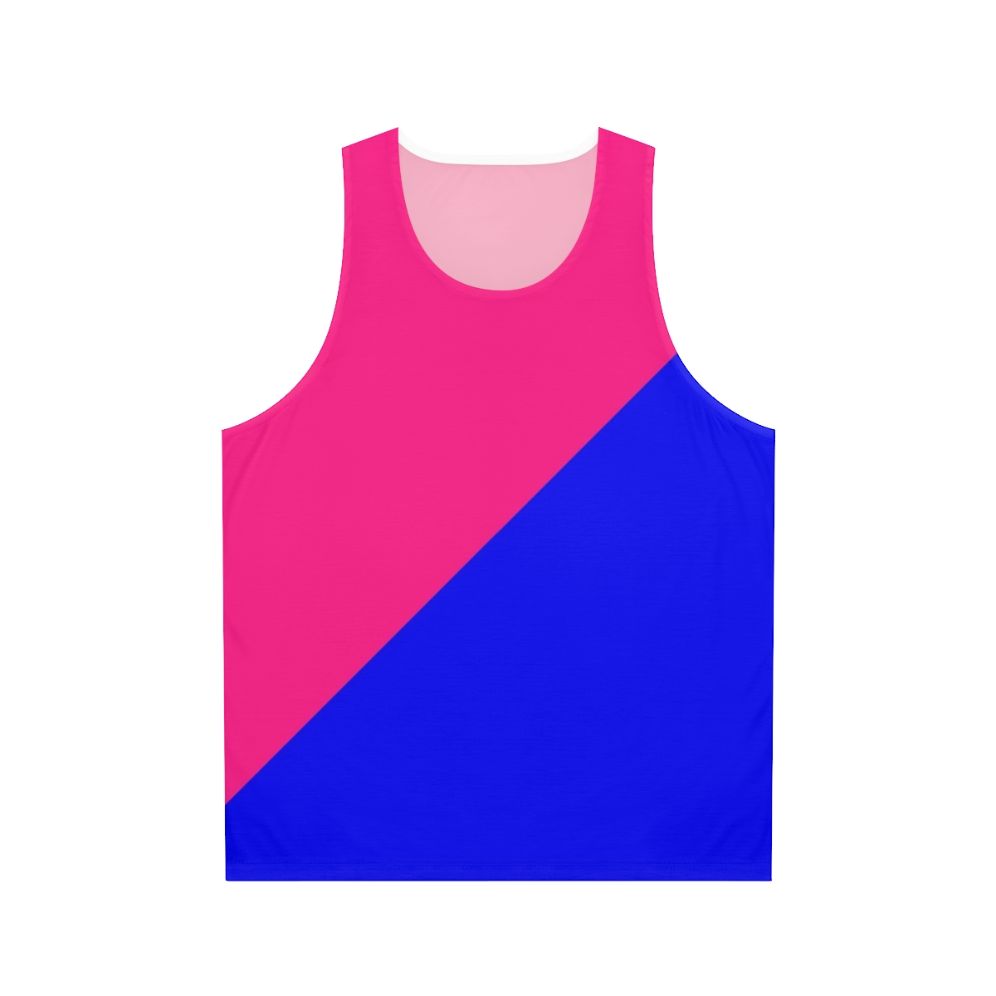 Unisex color block tank top