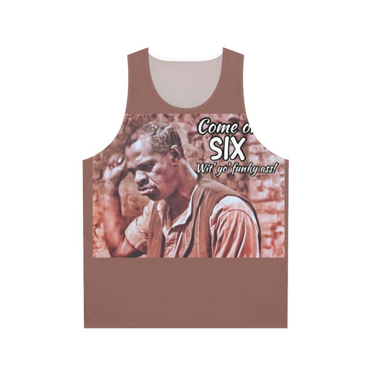 Unisex come on six dice game tank top