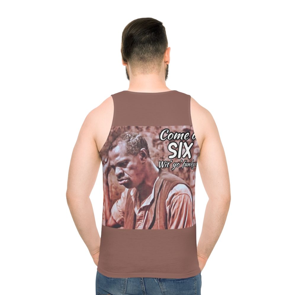 Unisex come on six dice game tank top
