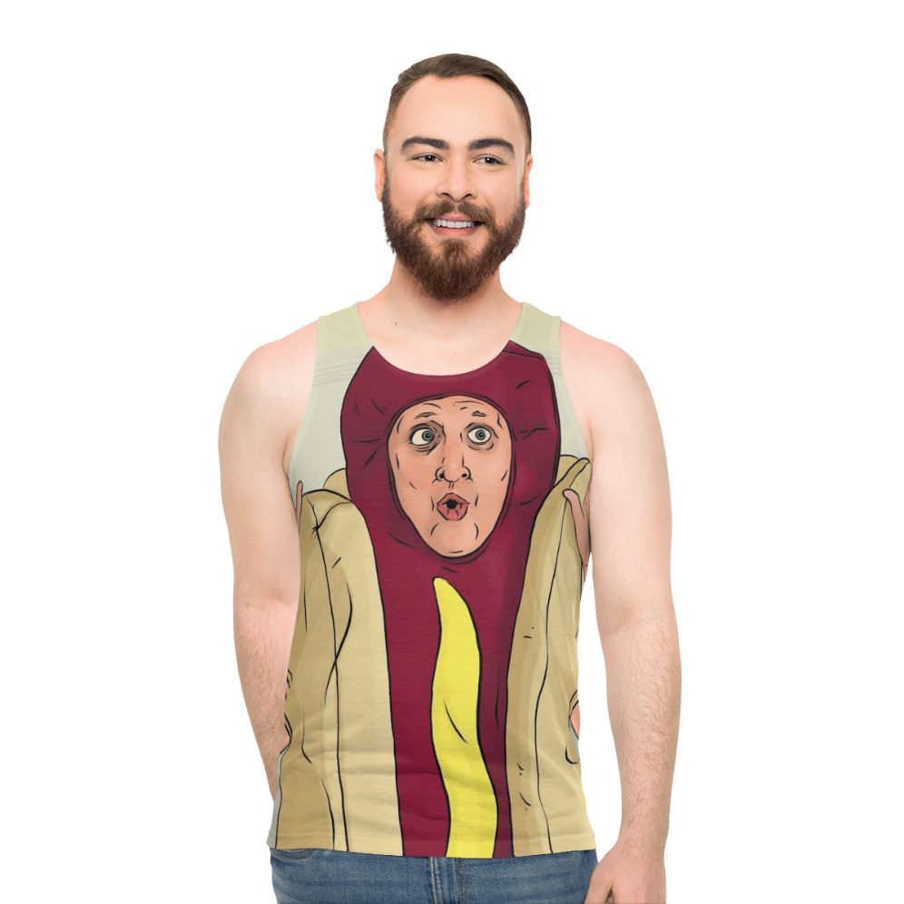Unisex comedy sketch tank top