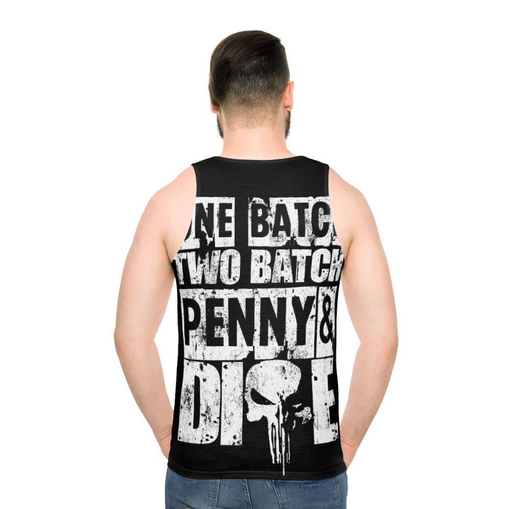 Unisex comic book art superhero tank top