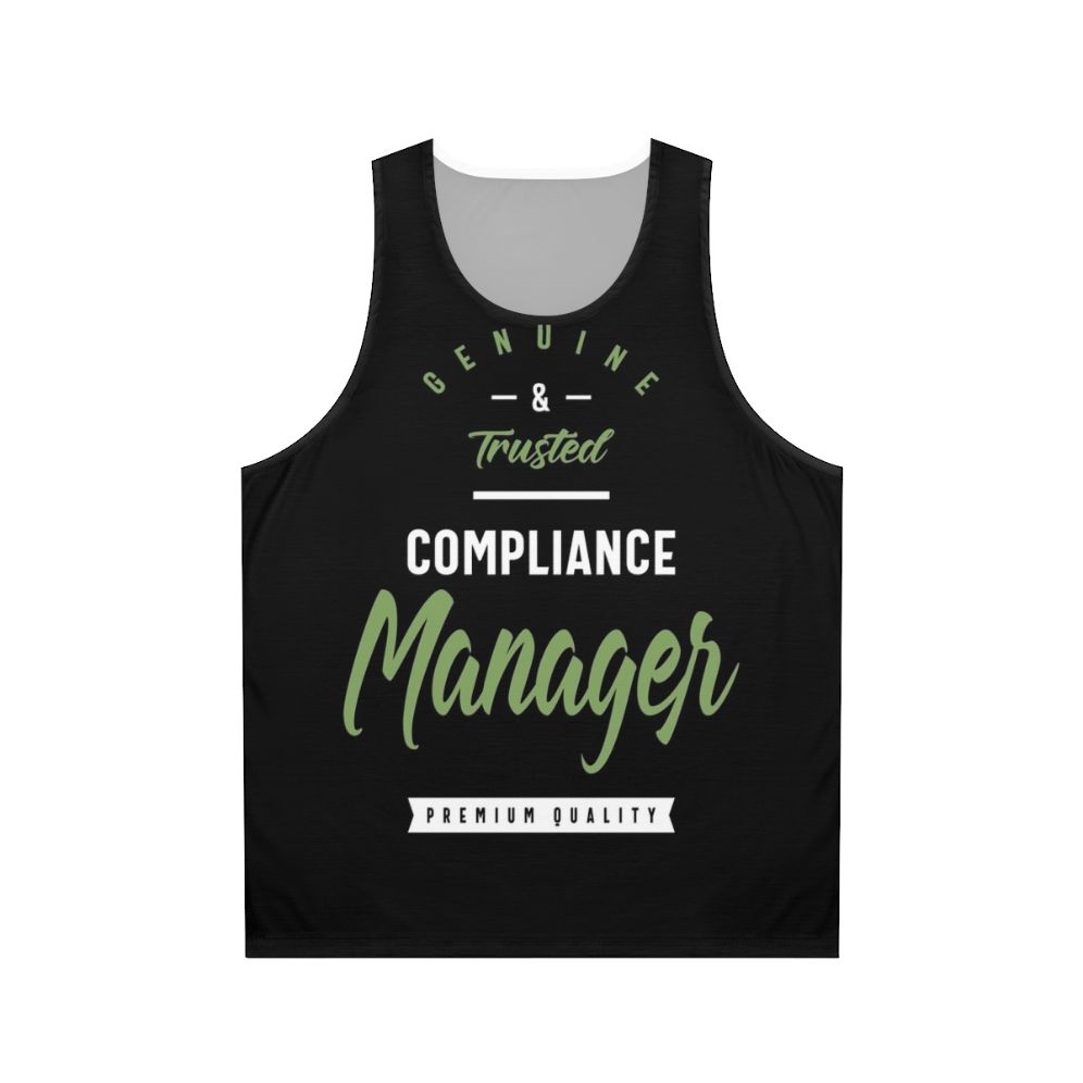 Unisex Compliance Manager Tank Top
