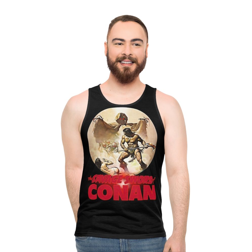 Unisex Conan the Barbarian Sword and Sorcery Tank Top