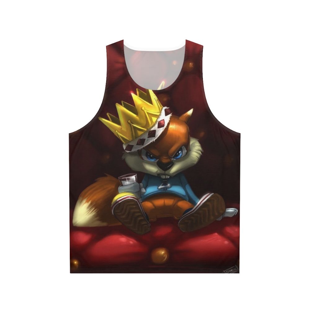Unisex cotton tank top for gym and casual wear