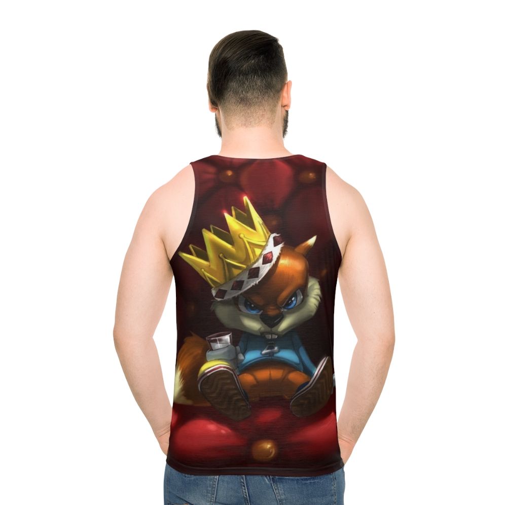 Unisex cotton tank top for gym and casual wear