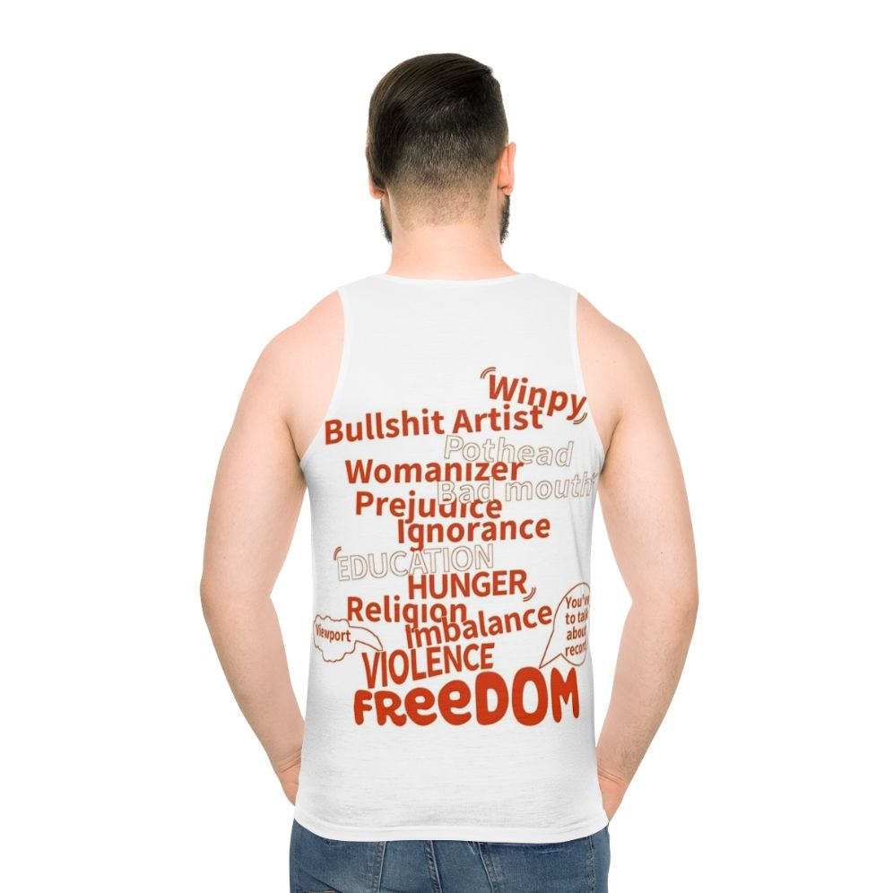 Unisex cotton tank top for casual and athletic wear
