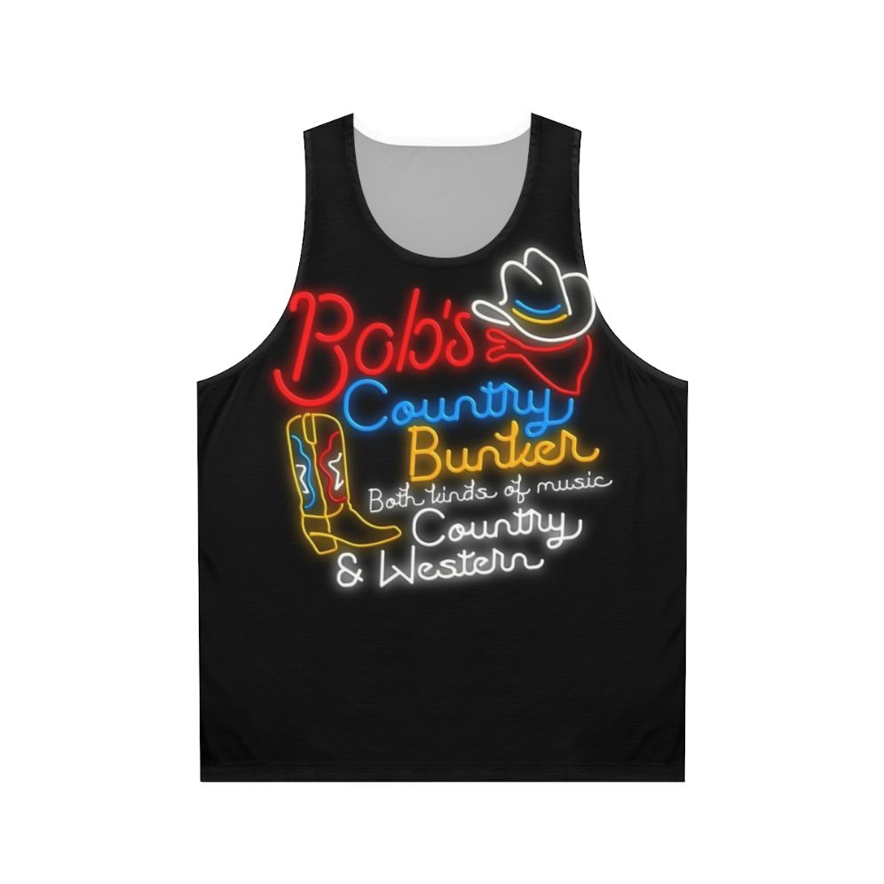 Unisex country music blues brothers tank top