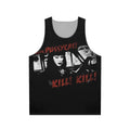 Unisex cult movie horror metal band tank top