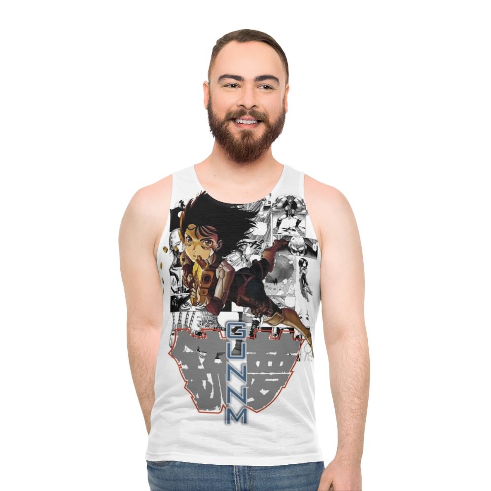 Unisex cyberpunk anime tank top