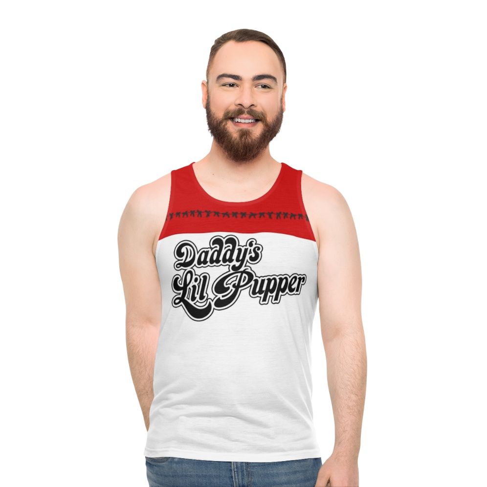 Unisex "Daddy's Lil Pup" tank top