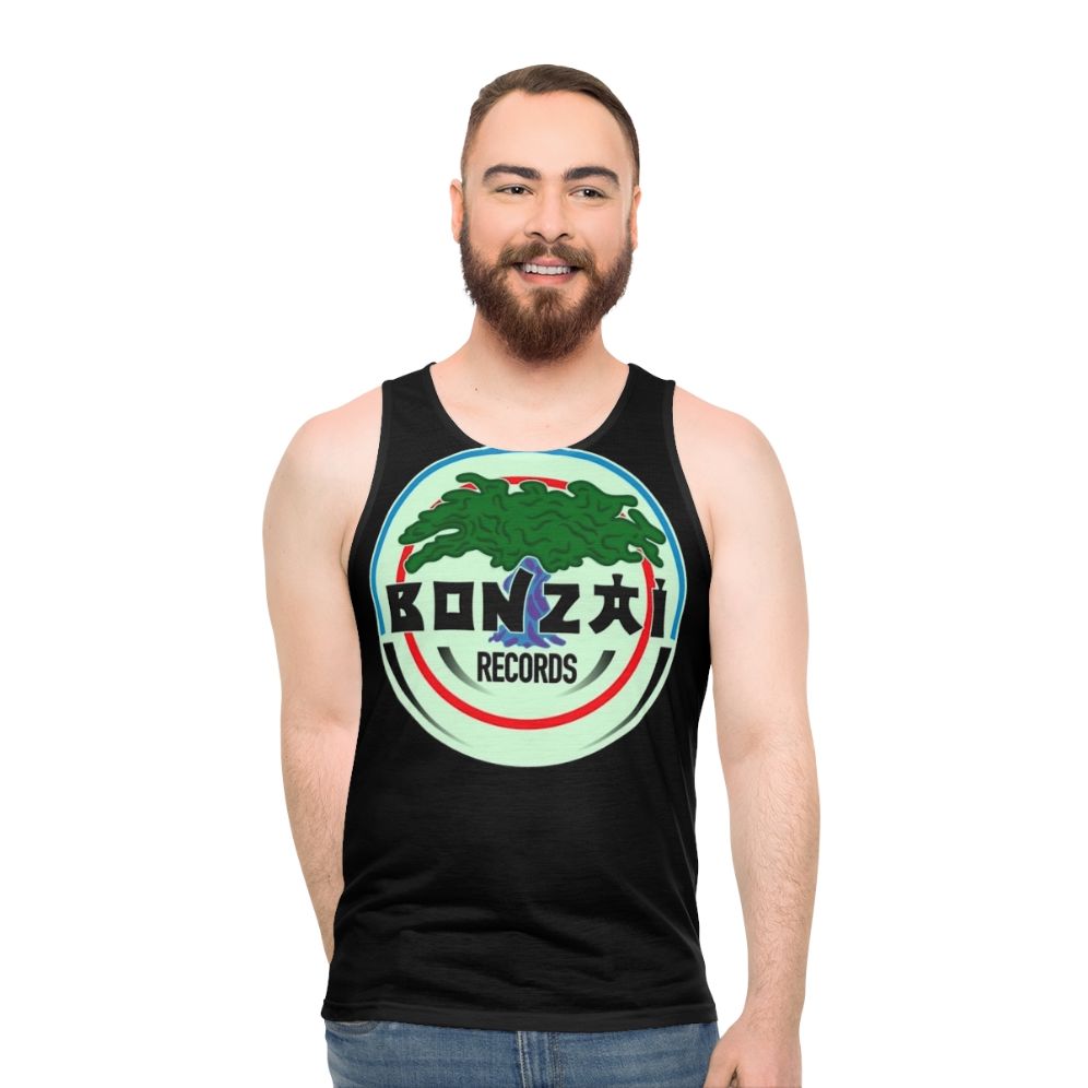 Unisex dance music tank top