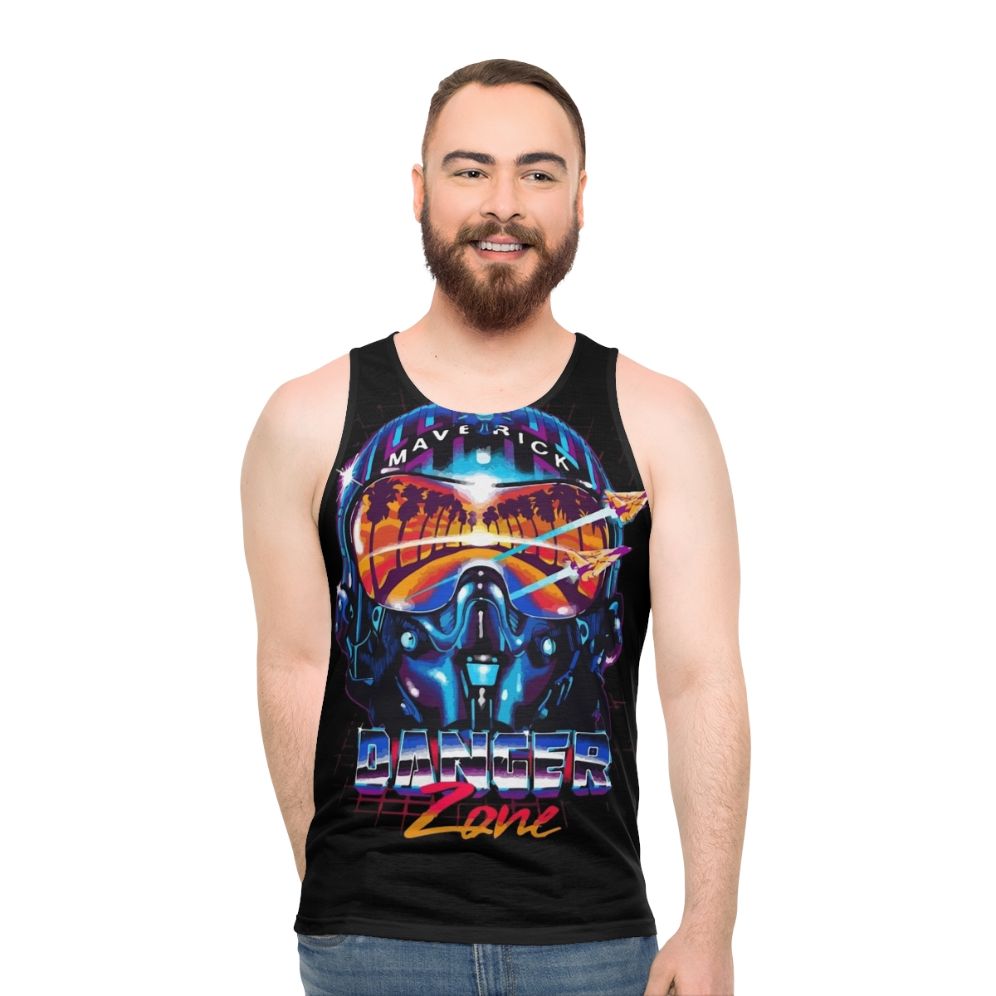 Unisex 'Danger Zone' military-inspired tank top