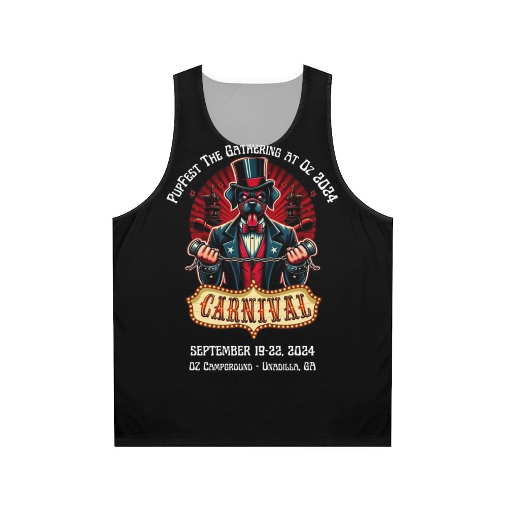 Unisex dark carnival pupfest festival fashion tank top