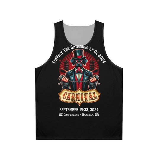 Unisex dark carnival pupfest festival fashion tank top