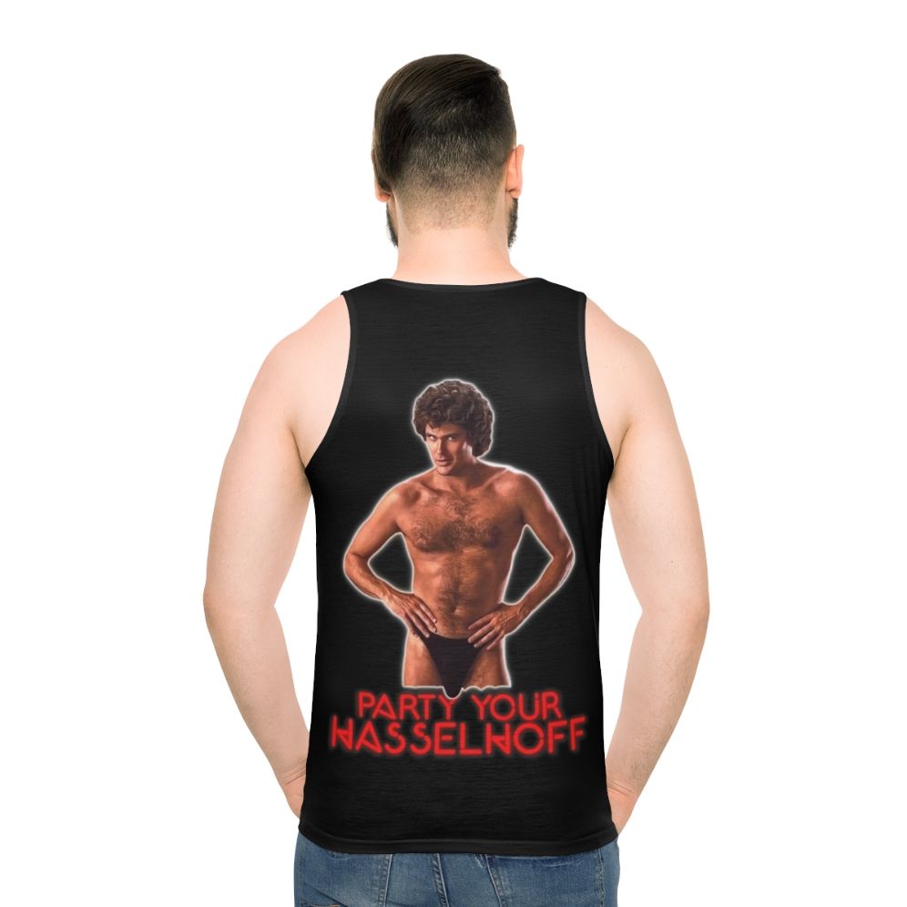 Unisex David Hasselhoff 80s Retro Funny Tank Top