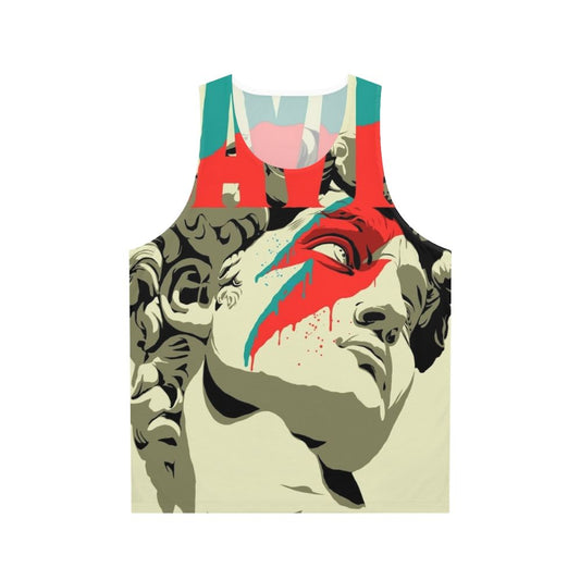 Unisex tank top featuring Michelangelo's David sculpture