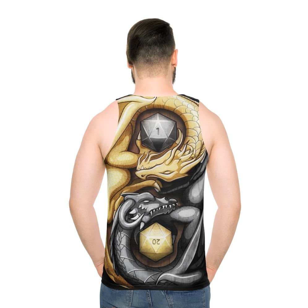 Unisex Dungeons & Dragons D20 Yin Yang Dragon Tank Top