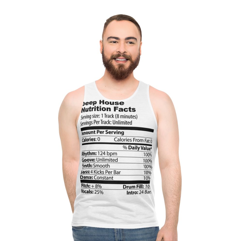 Unisex deep house dance tank top