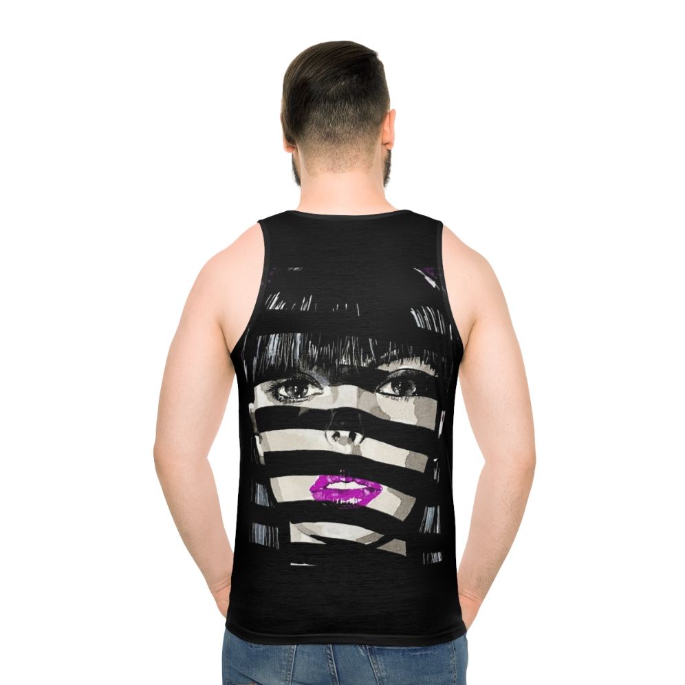 Unisex disco music tank top