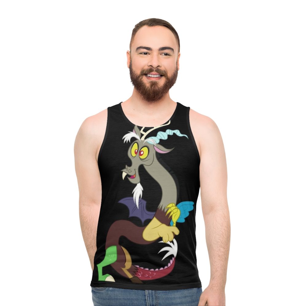 Unisex Discord Draconequus Cartoon Tank Top