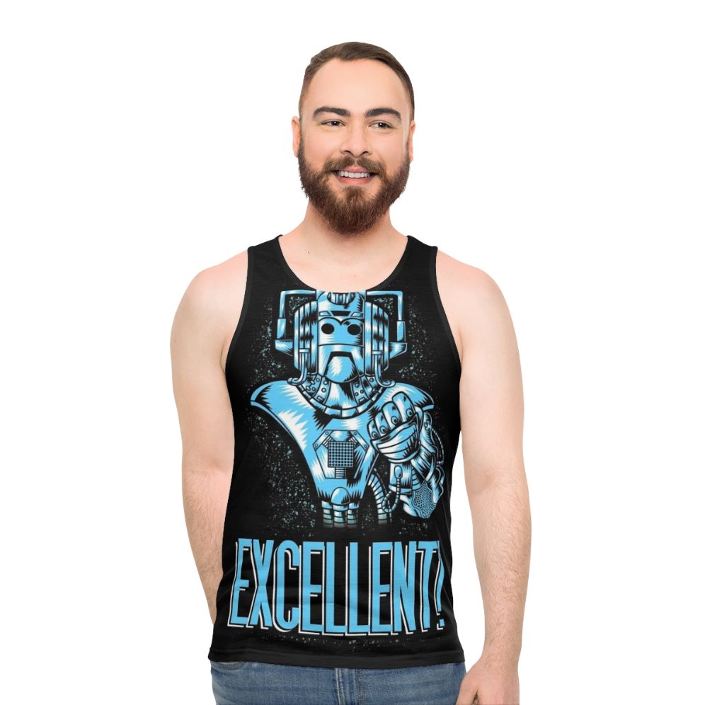 Unisex Doctor Who Cyberman Tank Top