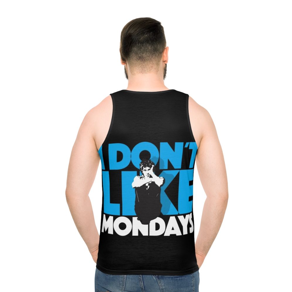 Unisex "I Don't Like Mondays" protest song tank top