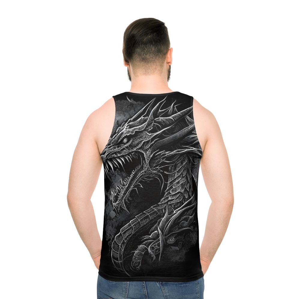 Unisex dragon tank top with cool dragon design