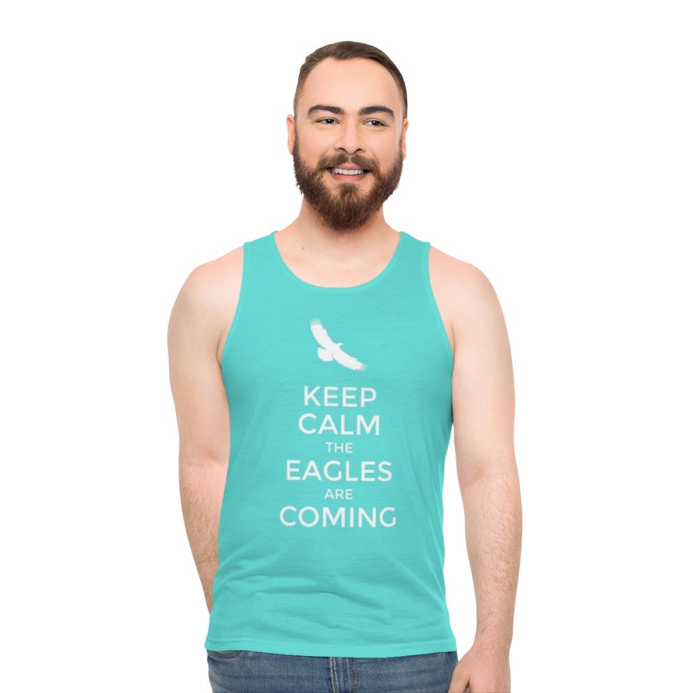 Unisex eagles graphic tank top