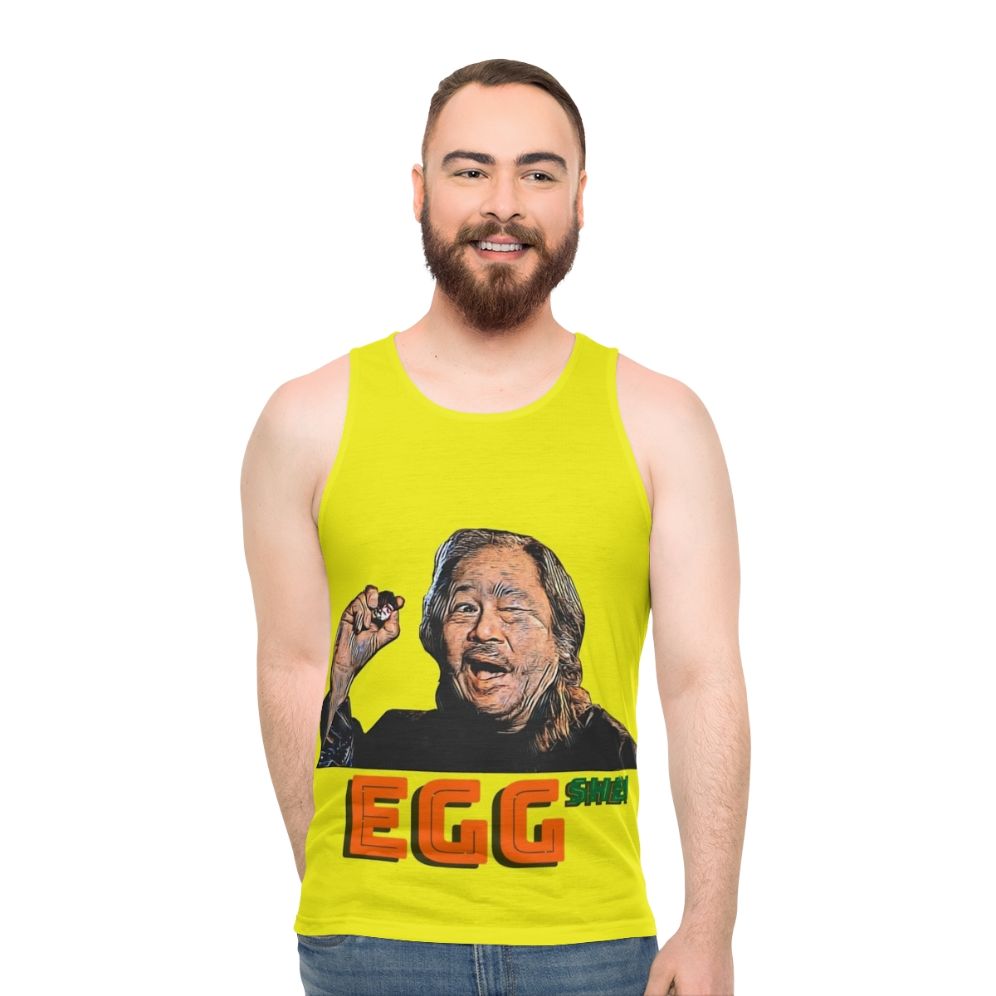 Unisex "Egg Shen" Tank Top Inspired by the 80s Cult Classic Big Trouble in Little China