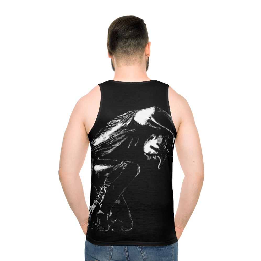 Unisex tank top with Loic Nottet digital art design