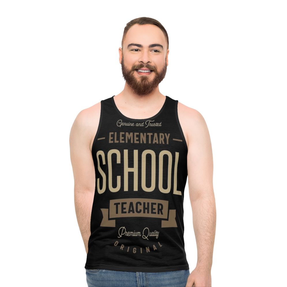 Unisex Elementary School Teacher Tank Top
