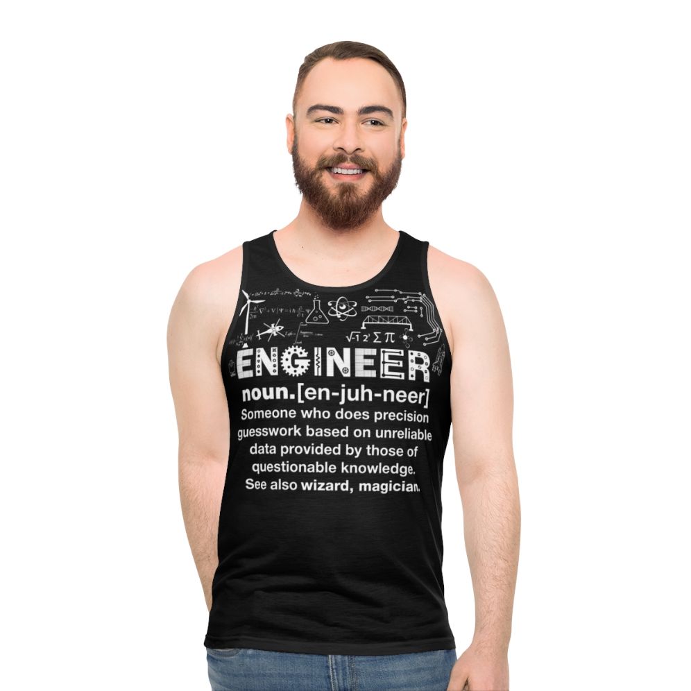 Unisex Engineer Humor Definition Tank Top