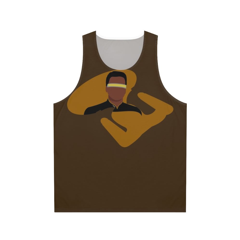 Unisex engineer tank top with Star Trek-inspired design